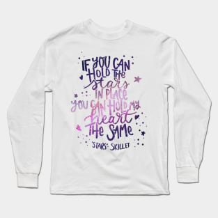 If you can hold the stars // Galaxy Song Lyric art Long Sleeve T-Shirt